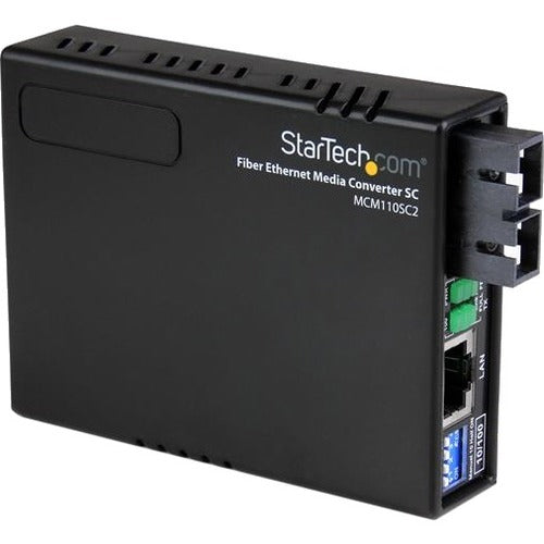 StarTech.com 10-100 Fiber to Ethernet Media Converter Multi Mode SC 2 km
