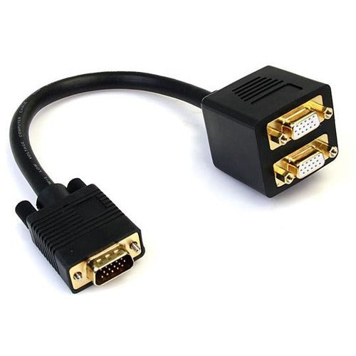 StarTech.com 1 ft VGA to 2x VGA Video Splitter Cable - M-F