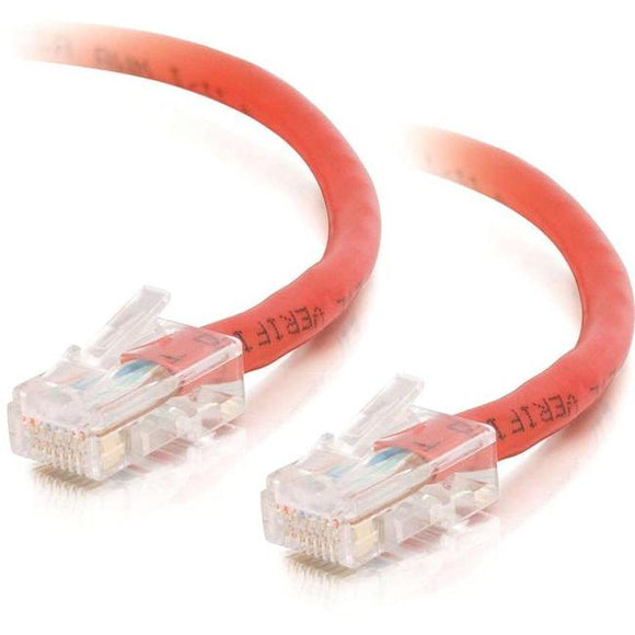 C2G-7ft Cat5e Non-Booted Crossover Unshielded (UTP) Network Patch Cable - Red