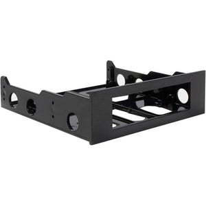 StarTech.com 3.5in Hard Drive to 5.25in Front Bay Bracket Adapter - Bracket for 3.5 Inch Floppy with Bezel - Storage bay adapter - black