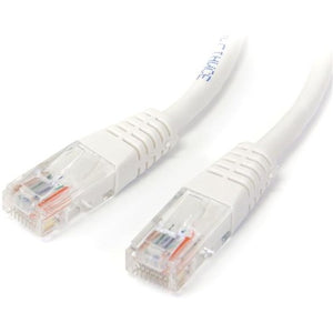 StarTech.com 10 ft White Molded Cat5e UTP Patch Cable