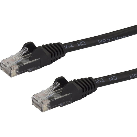 StarTech.com 7 ft Black Snagless Cat6 UTP Patch Cable - ETL Verified