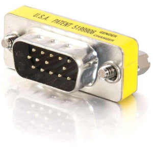 C2G HD15 VGA M-M Mini Gender Changer (Coupler)