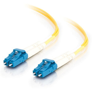 C2G 2m LC-LC 9-125 Duplex Single Mode OS2 Fiber Cable - Yellow - 6ft