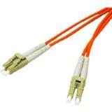 C2G-8m LC-LC 50-125 OM2 Duplex Multimode PVC Fiber Optic Cable - Orange