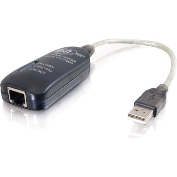 C2G 7.5in USB 2.0 Fast Ethernet Network Adapter