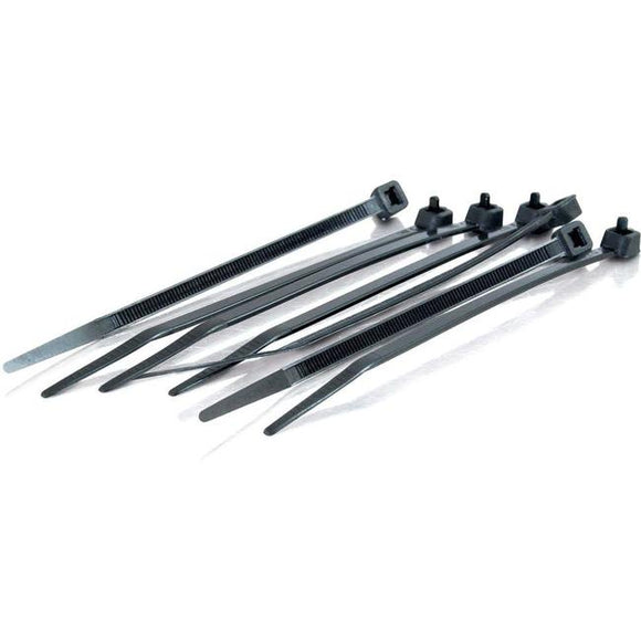 C2G 4in Cable Tie Multipack (100 pack) - Black