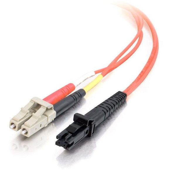 C2G-20m LC-MTRJ 62.5-125 OM1 Duplex Multimode PVC Fiber Optic Cable - Orange