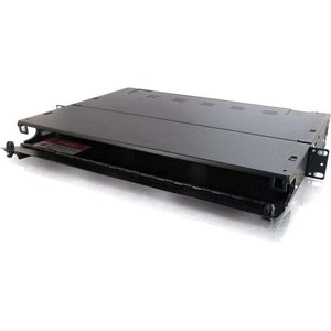 C2G Quicktron Q-Series 1u 3-Panel Rackmount Fiber Optic Enclosure