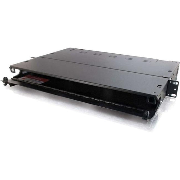 C2G Quicktron Q-Series 1u 3-Panel Rackmount Fiber Optic Enclosure