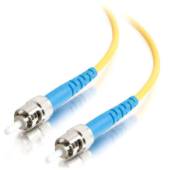 C2G-5m ST-ST 9-125 OS1 Simplex Singlemode PVC Fiber Optic Cable - Yellow