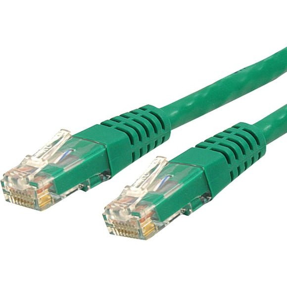StarTech.com 7 ft Green Molded Cat6 UTP Patch Cable - ETL Verified