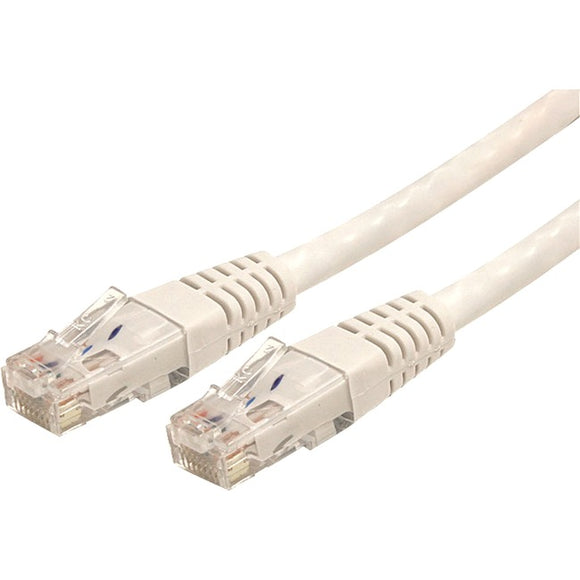 StarTech.com 7ft White Molded Cat6 UTP Patch Cable ETL Verified