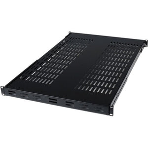 StarTech.com 1U Adjustable Mounting Depth Vented Rack Mount Shelf - 175lbs - 80kg