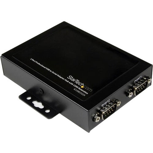 StarTech.com USB to Serial Adapter - 2 Port - Wall Mount - COM Port Retention - Texas Instruments - USB to Serial RS232 Adapter