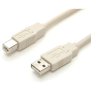 StarTech.com - Beige USB 2.0 cable - 4 pin USB Type A (M) - 4 pin USB Type B (M) - 15 ft