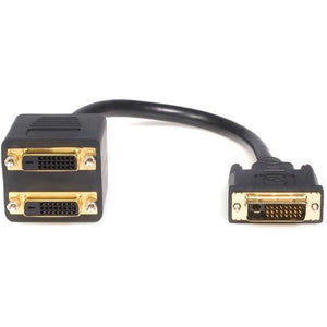 StarTech.com 1 ft DVI-D to 2x DVI-D Digital Video Splitter Cable - M-F