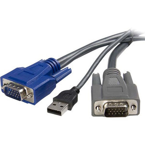 StarTech.com 2-in-1 - USB- VGA cable - 4 pin USB Type A, HD-15 (M) - HD-15 (M) - 6 ft