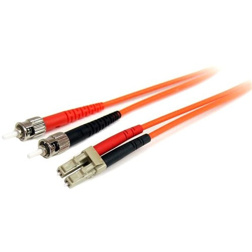 StarTech.com 2m Fiber Optic Cable - Multimode Duplex 62.5-125 - LSZH - LC-ST - OM1 - LC to ST Fiber Patch Cable