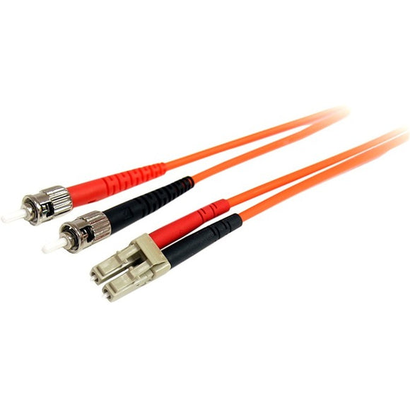 StarTech.com 3m Fiber Optic Cable - Multimode Duplex 62.5-125 - LSZH - LC-ST - OM1 - LC to ST Fiber Patch Cable