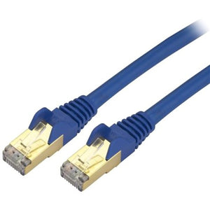 StarTech.com 7 ft Cat6a Patch Cable - Shielded (STP) - Blue - 10Gb Snagless Cat 6a Ethernet Patch Cable