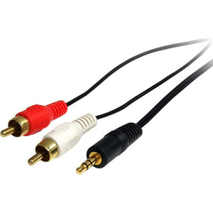 StarTech.com - Stereo Audio cable - RCA (M) - mini-phone stereo 3.5 mm (M) - 1.8 m