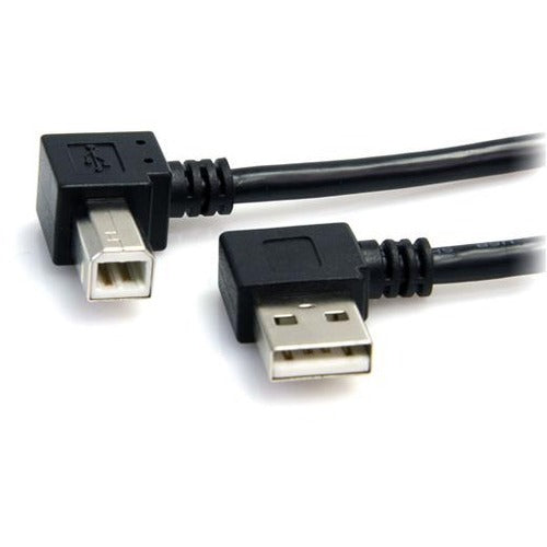 StarTech.com 3 ft A Right Angle to B Right Angle USB Cable - M-M