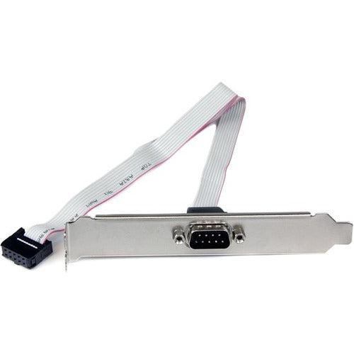 StarTech.com 9-pin Serial to 10-pin Header Slot Plate - Serial panel - DB-9 (M) - 10 pin IDC (F) - 41 cm