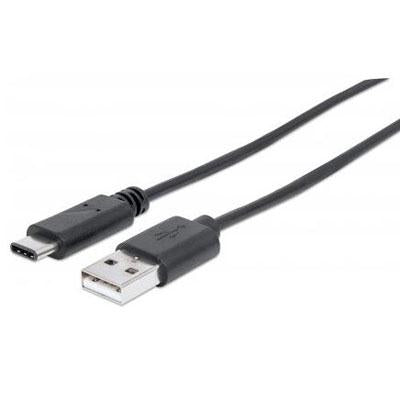 USB2.0 Cbl AM CM Black 3ft