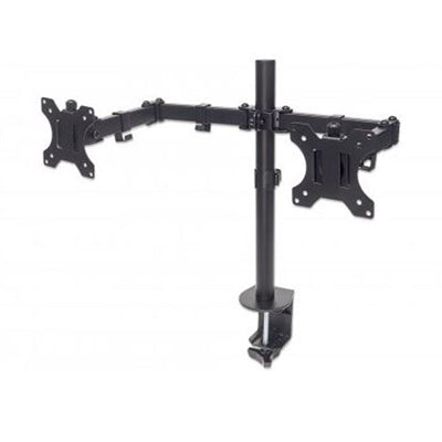 Univ Dual Monitor Mnt w DL Arm