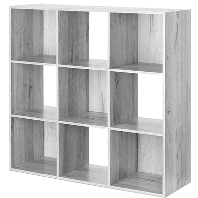 9 Section Cube Organizer Gray