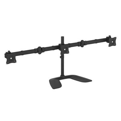 Triple Monitor Stand - Articulating Arms - Steel and Aluminum - For VESA Mount Monitors up to 27in (17.6 lb - 8 kg) - 3 Monitor Stand - Monitor Arm