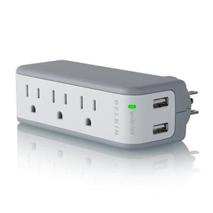 3Out 2USB Mini Surge USB Charg