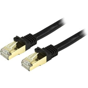 10ft Black Cat6a STP Cable