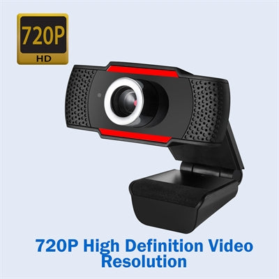 720P Auto Focus Webcam w Mic