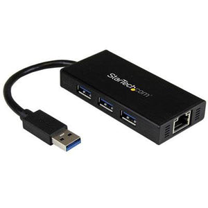 Portable USB 3.0 Hub w GbE