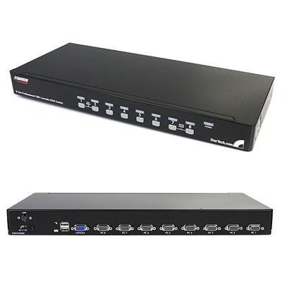 8 Port 1U USB KVM Switch Kit