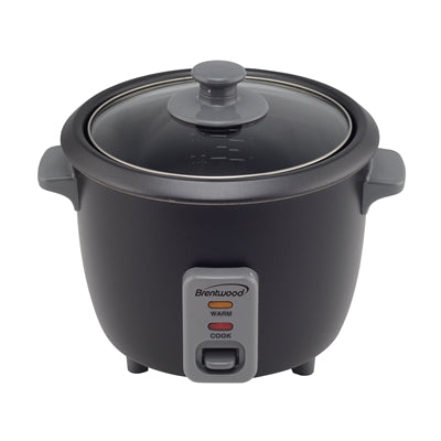8 Cup Cooked Rice Cooker Black