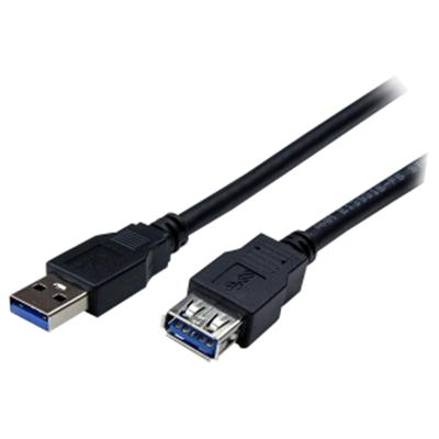 1m Black USB 3 Extension Cable
