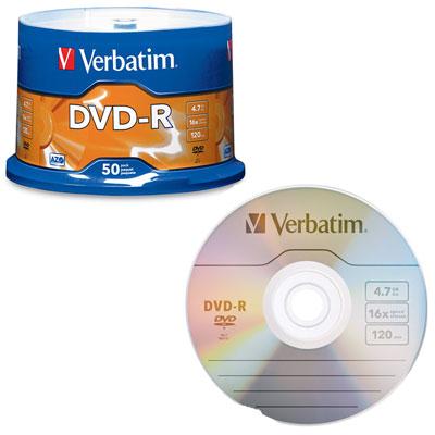 DVD R 4.7GB 16X 50 Pack