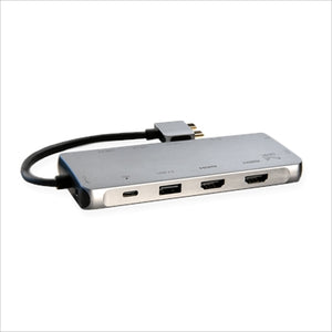 USB-C mini dock Dual 4K 100W P